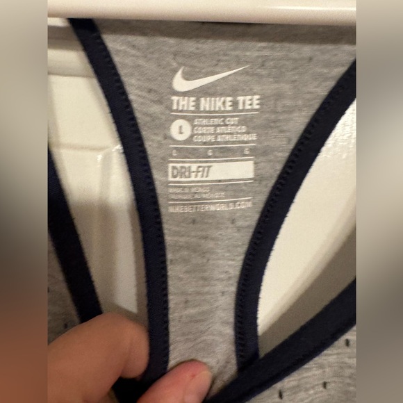UNC Nike Gray Dri-FIT Tank - Picture 2 of 5